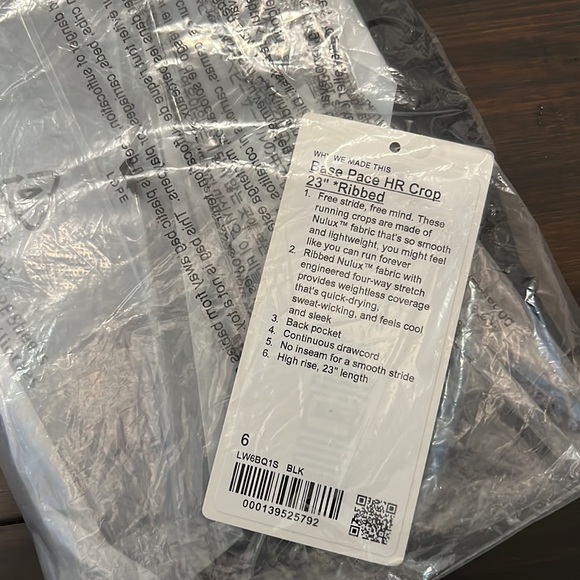 NWT lululemon Base Pace High-Rise Tight 23" 
Ribbed Nulux - Picture 7 of 7
